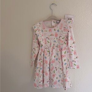 Proper Peony En Point Twirl Kids Dress with Ruffle Detail